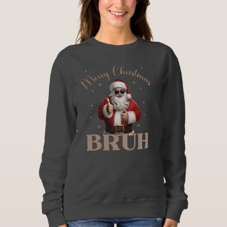 Frohe Weihnachten BRUH Funny Design T - Shirt