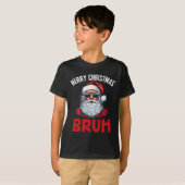 Frohe Weihnachten Bruh Meme Funny Sprichwort für B T-Shirt (Vorne ganz)