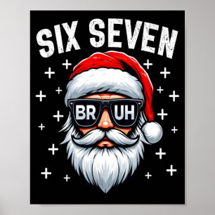 Frohe Weihnachten Bruh Santa Gesicht 67 Meme Lusti Poster