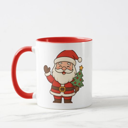 Frohe Weihnachten Bruh Santa Tasse (Links)