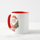 Frohe Weihnachten Bruh Santa Tasse (Vorderseite Links)
