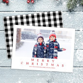 Frohe Weihnachten Buffalo Check Foto