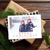 Frohe Weihnachten Buffalo Check Foto