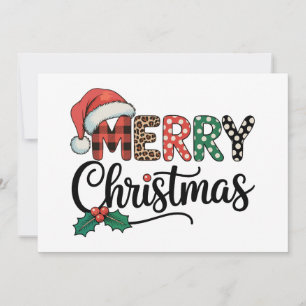 Frohe Weihnachten Büffel Kariert Santa Hut Liebe X