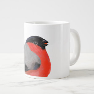 Frohe Weihnachten, Bullfinch im Winter Jumbo-Tasse