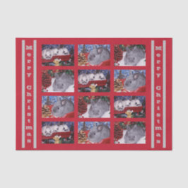 Frohe Weihnachten Bunny Rabbit Seidenpapier