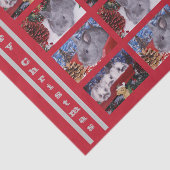 Frohe Weihnachten Bunny Rabbit Seidenpapier (Ausschnitt)