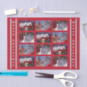 Frohe Weihnachten Bunny Rabbit Seidenpapier (Handwerk)