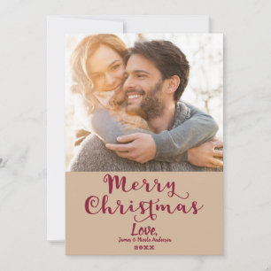 Frohe Weihnachten Burgund Whimsical Holiday Foto