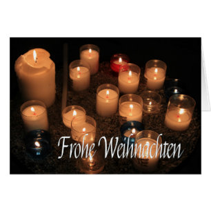 Frohe Weihnachten Burning Kerzen Weihnachten