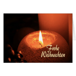 Frohe Weihnachten Burning Kerzen Weihnachten