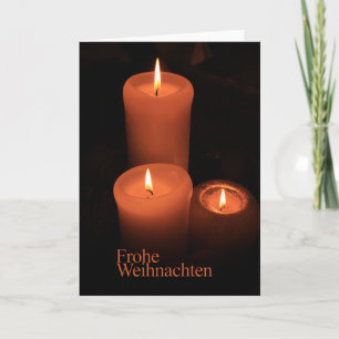 Frohe Weihnachten Burning Kerzen Weihnachten