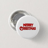 Frohe Weihnachten Button (Vorne & Hinten)