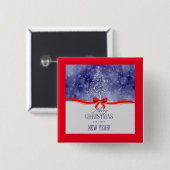 Frohe Weihnachten Button (Vorne & Hinten)