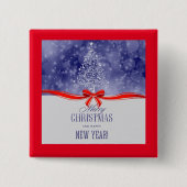 Frohe Weihnachten Button (Vorderseite)