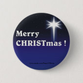Frohe Weihnachten! Button (Vorderseite)