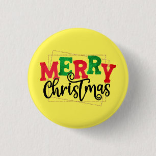 Frohe Weihnachten Button