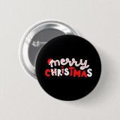 Frohe Weihnachten Button (Vorne & Hinten)