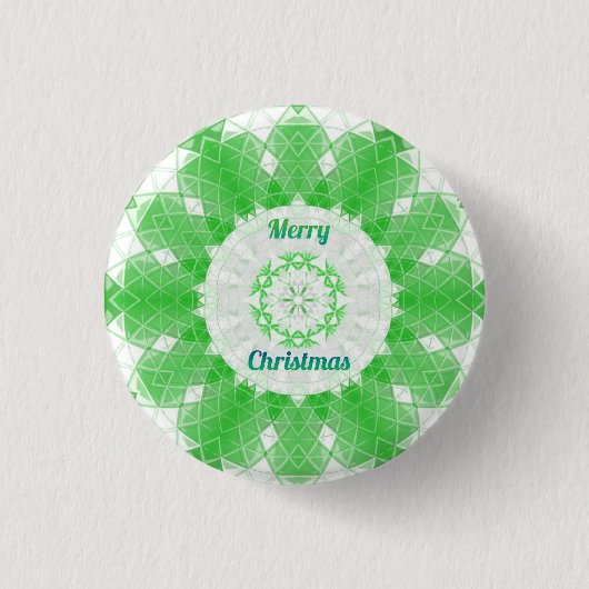 Frohe Weihnachten Button (Vorderseite)