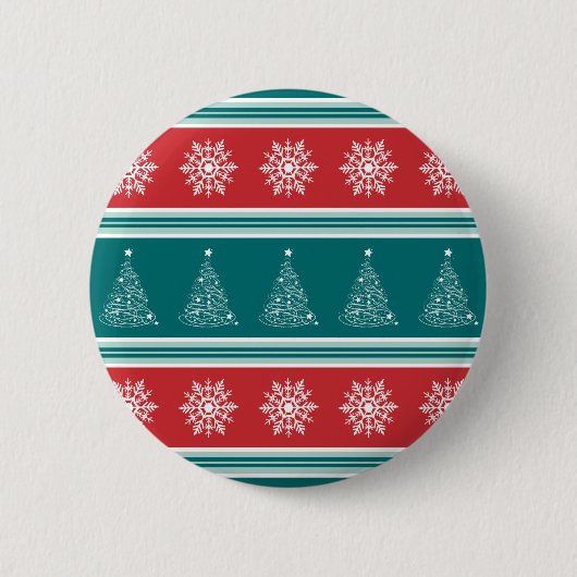 Frohe Weihnachten Button (Vorderseite)