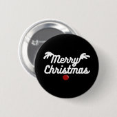 Frohe Weihnachten Button (Vorne & Hinten)