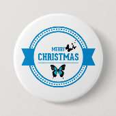 Frohe Weihnachten Button (Vorderseite)
