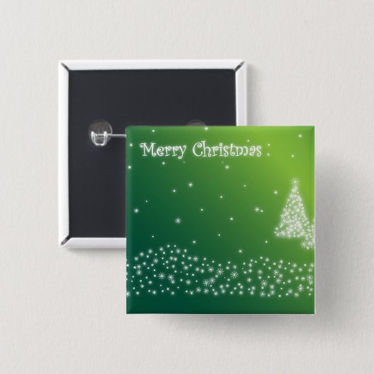 Frohe Weihnachten Button (Vorne & Hinten)