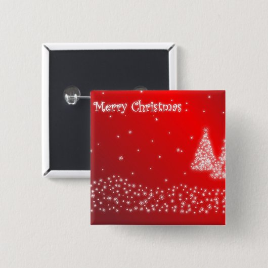 Frohe Weihnachten Button (Vorne & Hinten)