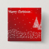 Frohe Weihnachten Button (Vorderseite)