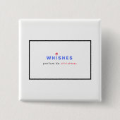 Frohe Weihnachten Button (Vorderseite)