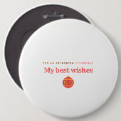 Frohe Weihnachten Button (Vorne & Hinten)