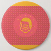 Frohe Weihnachten Button (Vorderseite)