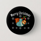 Frohe Weihnachten Button (Vorderseite)