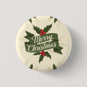 Frohe Weihnachten Button