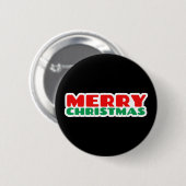 Frohe Weihnachten Button (Vorne & Hinten)