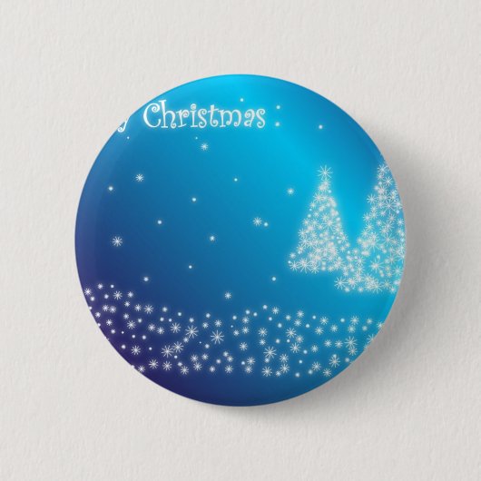 Frohe Weihnachten Button (Vorderseite)