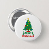 Frohe Weihnachten Button (Vorne & Hinten)