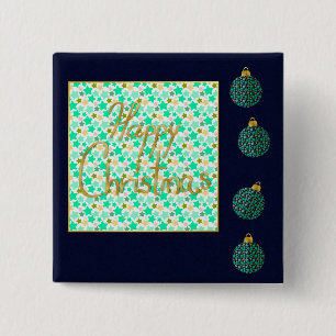 Frohe Weihnachten Button
