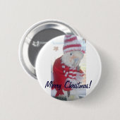 Frohe Weihnachten! Button (Vorne & Hinten)