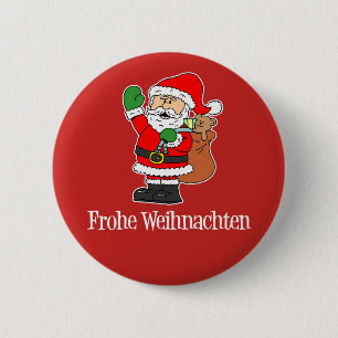 Frohe Weihnachten Button