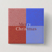 Frohe Weihnachten Button (Vorderseite)