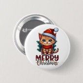 Frohe Weihnachten Button (Vorne & Hinten)