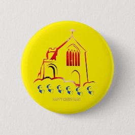 Frohe Weihnachten Button