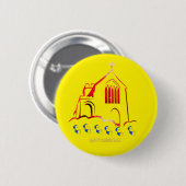 Frohe Weihnachten Button (Vorne & Hinten)