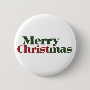 Frohe Weihnachten Button