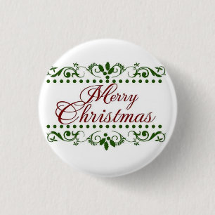Frohe Weihnachten Button