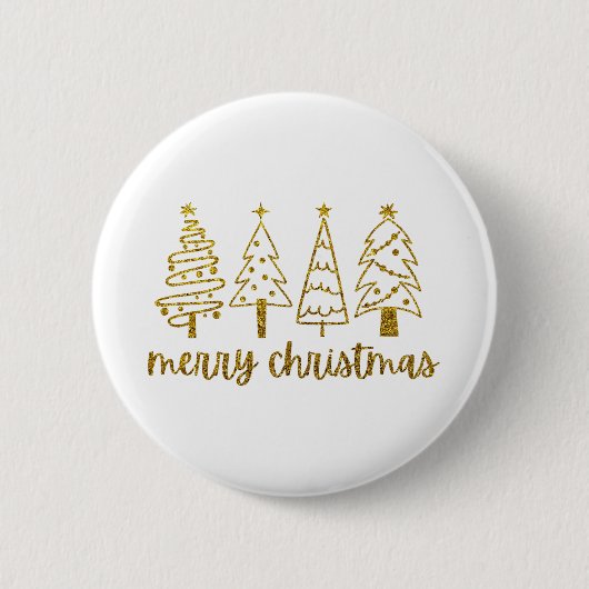 Frohe Weihnachten Button (Vorderseite)