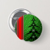 Frohe Weihnachten Button (Vorne & Hinten)