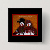 FROHE WEIHNACHTEN BUTTON (Vorderseite)