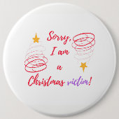 Frohe Weihnachten Button (Vorderseite)
